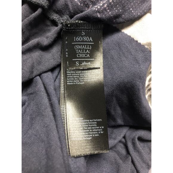 All Saints Womens T Shirt Small Pina Rip Graphic Tee Mulitcolor Oversized - Picture 4 of 7